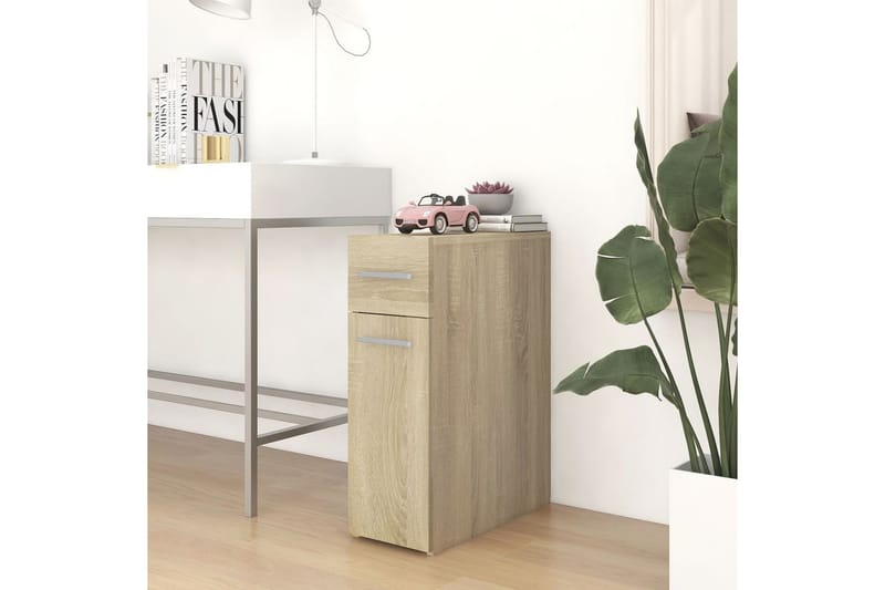 højskab 20x45,5x60 cm spånplade sonoma-eg - Brun - Opbevaring - Opbevaringsmøbler - Kommode