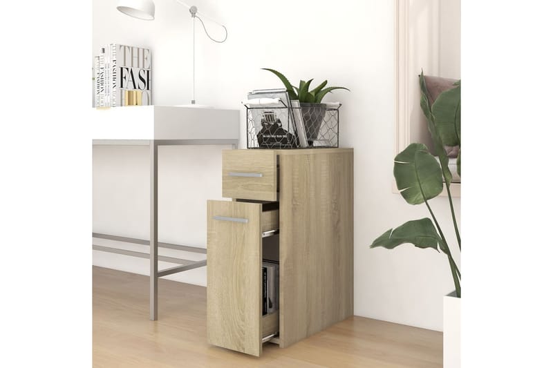 højskab 20x45,5x60 cm spånplade sonoma-eg - Brun - Opbevaring - Opbevaringsmøbler - Kommode