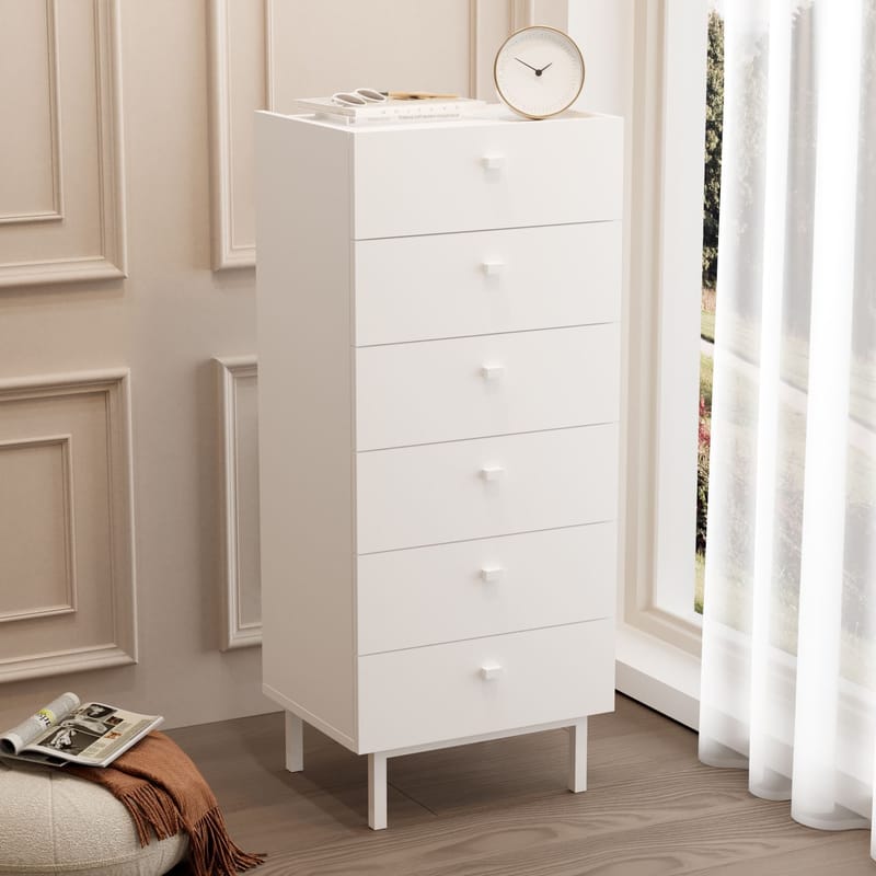 Kommode Hanah Home Luke (47,9 x 113,2 x 36,8 cm) Hvid - Hvid - Opbevaring - Opbevaringsmøbler - Kommode