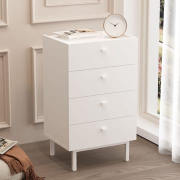 Kommode Hanah Home Luke (47,9 x 80,1 x 36,8 cm) Hvid - Hvid - Opbevaring - Opbevaringsmøbler - Kommode