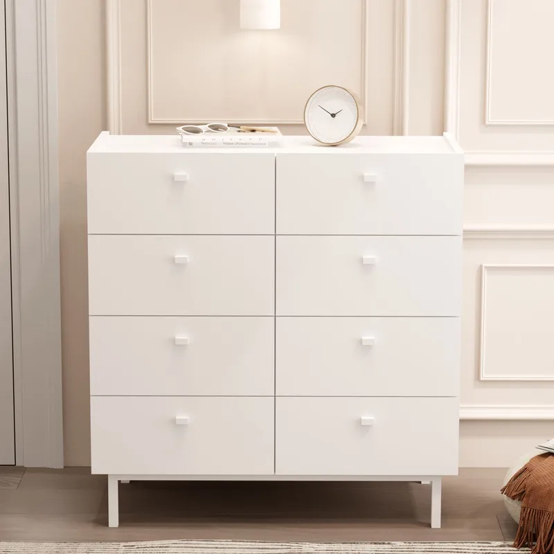 Kommode Hanah Home Luke (89,4 x 93,1 x 41,8 cm) Hvid - Hvid - Opbevaring - Opbevaringsmøbler - Kommode