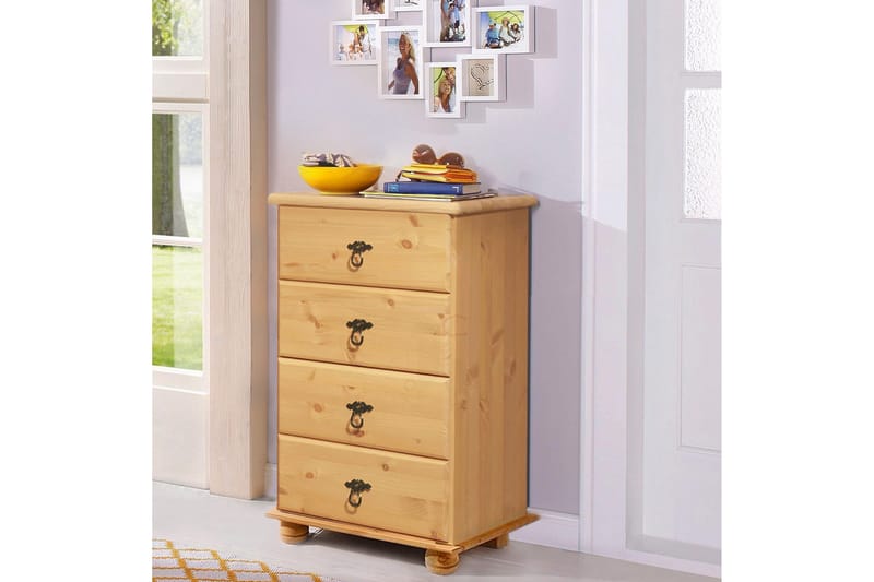 Hjørnekommode Loft24 Welton Kommode 50x80 cm Brun - Opbevaring - Opbevaringsmøbler - Kommode