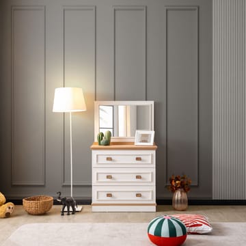 Kommode Homitis Zenit (84 x 140 x 43 cm) lys creme - Opbevaring - Opbevaringsmøbler - Kommode