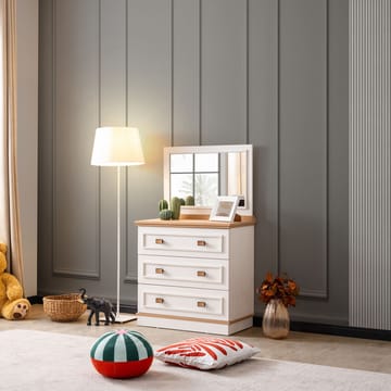 Kommode Homitis Zenit (84 x 140 x 43 cm) lys creme - Opbevaring - Opbevaringsmøbler - Kommode