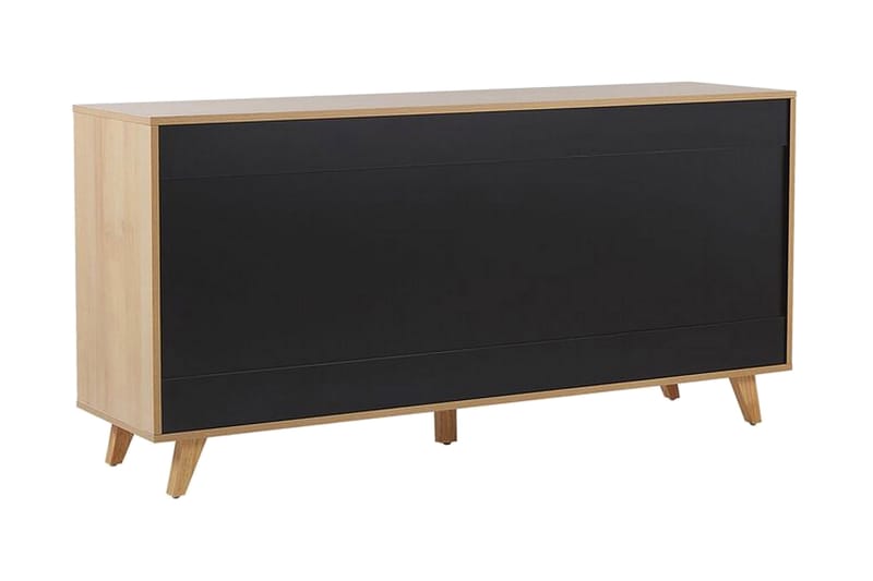 Ilion Kommode 155 cm - Lyst Træ/Hvid - Opbevaring - Opbevaringsmøbler - Kommode