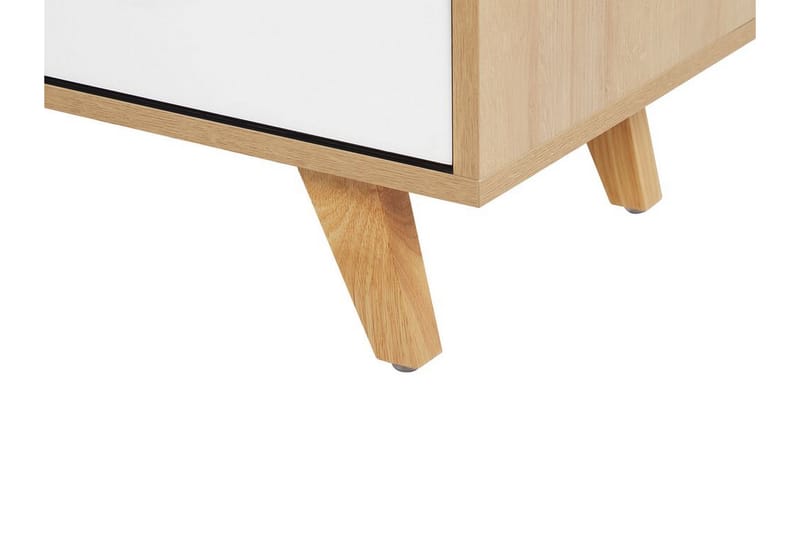 Ilion Kommode 155 cm - Lyst Træ/Hvid - Opbevaring - Opbevaringsmøbler - Kommode