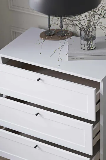 Interlaken kommode 75 cm - Hvid - Opbevaring - Opbevaringsmøbler - Kommode - Entrékommode