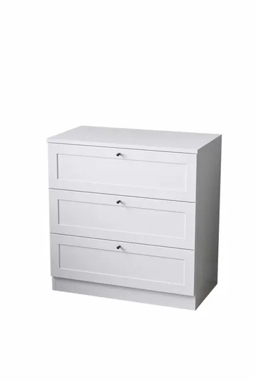 Interlaken kommode 75 cm - Hvid - Opbevaring - Opbevaringsmøbler - Kommode - Entrékommode