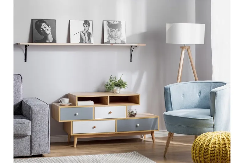 Irvine kommode 40 | 119,5 cm - Træ / natur - Opbevaring - Opbevaringsmøbler - Kommode