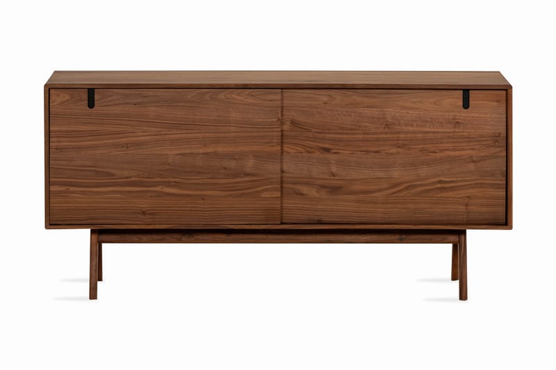 Jerup Skænk 160x45 cm Massiv Valnød - Brun - Opbevaring - Opbevaringsmøbler - Kommode