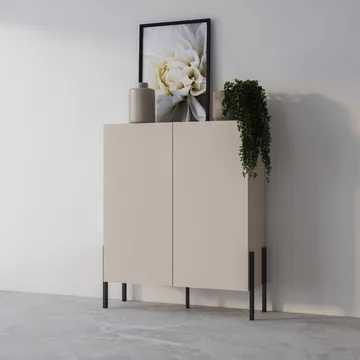 Kommode Jukon 2 Døre - Cashmere - Opbevaring - Opbevaringsmøbler - Skænke & sideboards