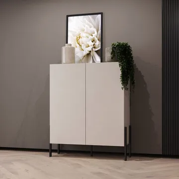 Kommode Jukon 2 Døre - Cashmere - Opbevaring - Opbevaringsmøbler - Skænke & sideboards
