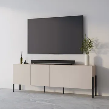 Kommode Jukon 4 Døre - Cashmere - Opbevaring - Opbevaringsmøbler - Skænke & sideboards