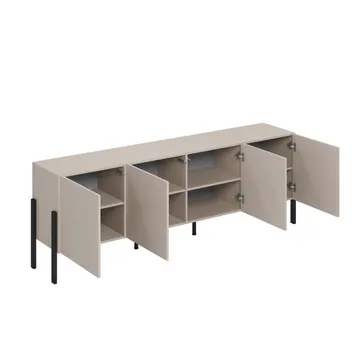 Kommode Jukon 4 Døre - Cashmere - Opbevaring - Opbevaringsmøbler - Skænke & sideboards