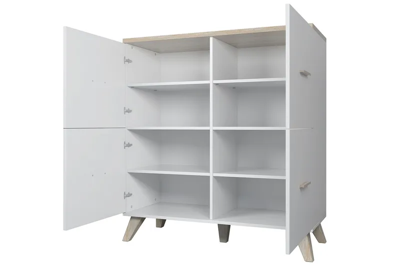 Kardos Kommode 45x110 cm - Natur/Sort - Opbevaring - Opbevaringsmøbler - Kommode - Entrékommode