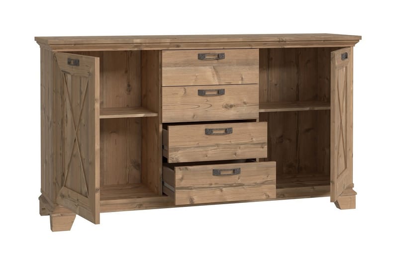 Kerrow Kommode 175 cm - Brun - Opbevaring - Opbevaringsmøbler - Kommode
