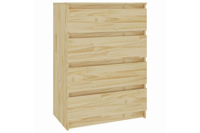 kommode 60x36x84 cm massivt fyrretræ - Brun - Opbevaring - Opbevaringsmøbler - Kommode