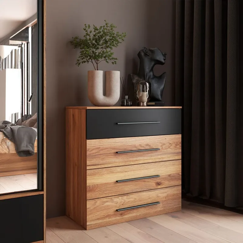 Kommode Beta med 4 skuffer - Opbevaring - Opbevaringsmøbler - Kommode - Entrékommode