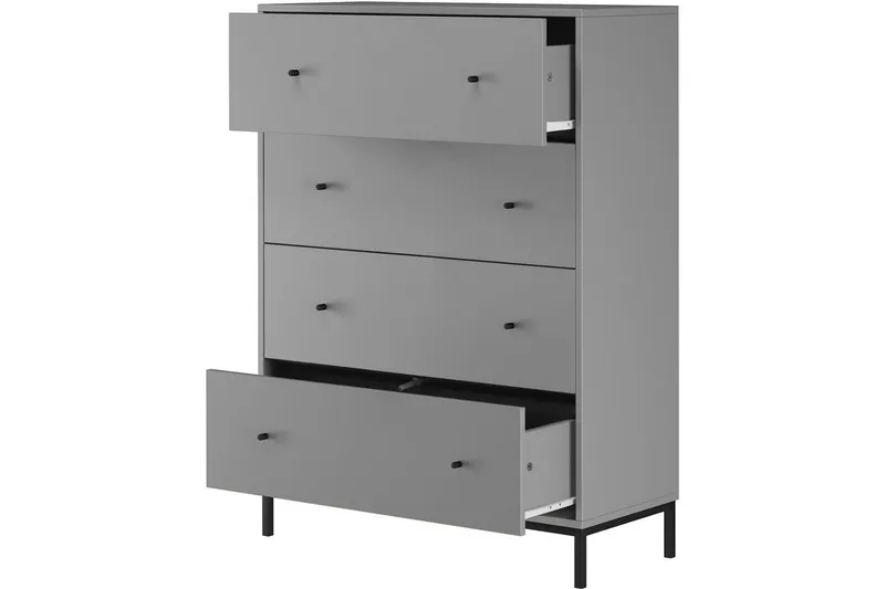 Kommode Celine Grå - Grå - Opbevaring - Opbevaringsmøbler - Kommode - Entrékommode