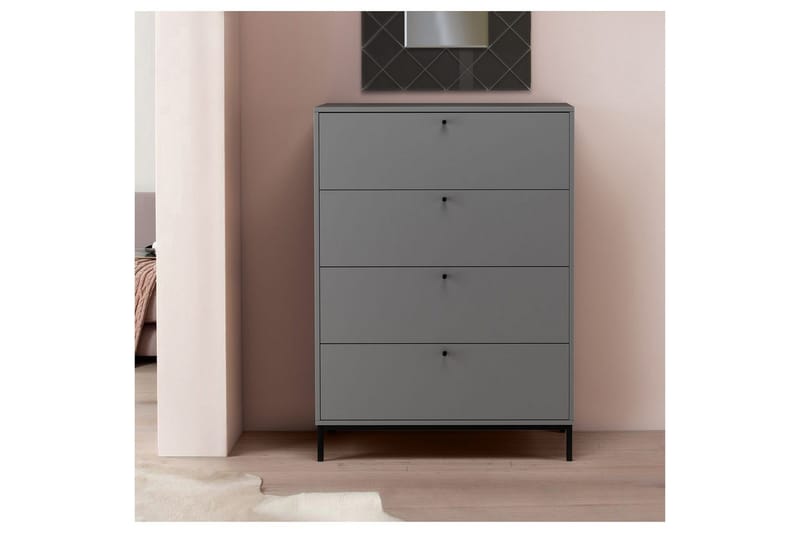 Kommode Celine Grå - Grå - Opbevaring - Opbevaringsmøbler - Kommode - Entrékommode