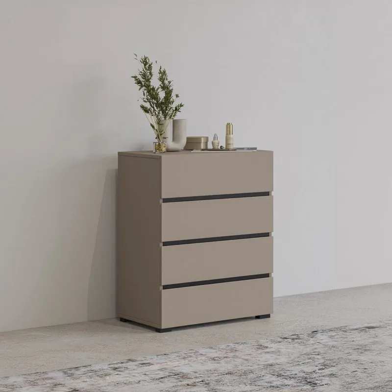 Kommode Cross med 4 skuffer - Congo - Opbevaring - Opbevaringsmøbler - Kommode - Entrékommode