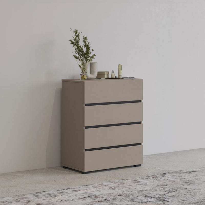 Kommode Cross med 4 skuffer - Congo - Opbevaring - Opbevaringsmøbler - Kommode - Entrékommode