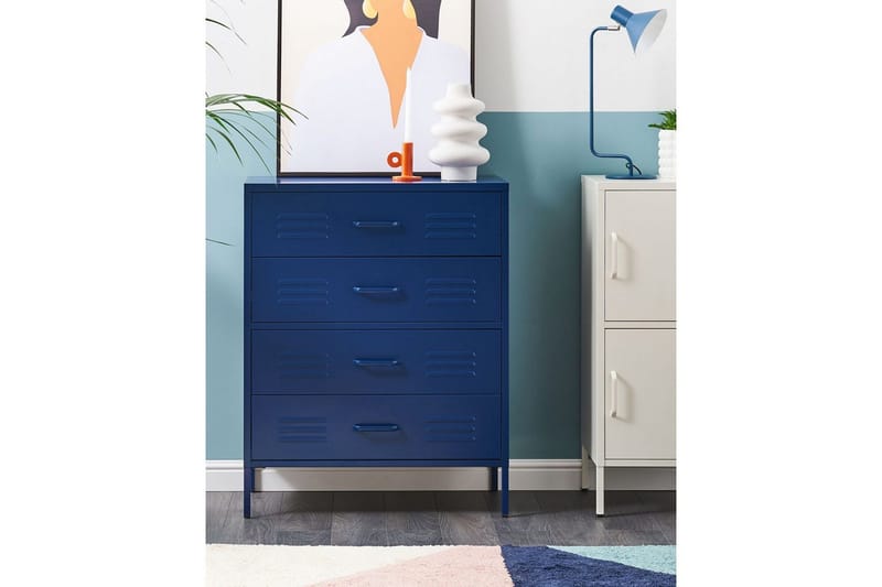 Kommode Enago Blå - Blå - Opbevaring - Opbevaringsmøbler - Kommode - Entrékommode