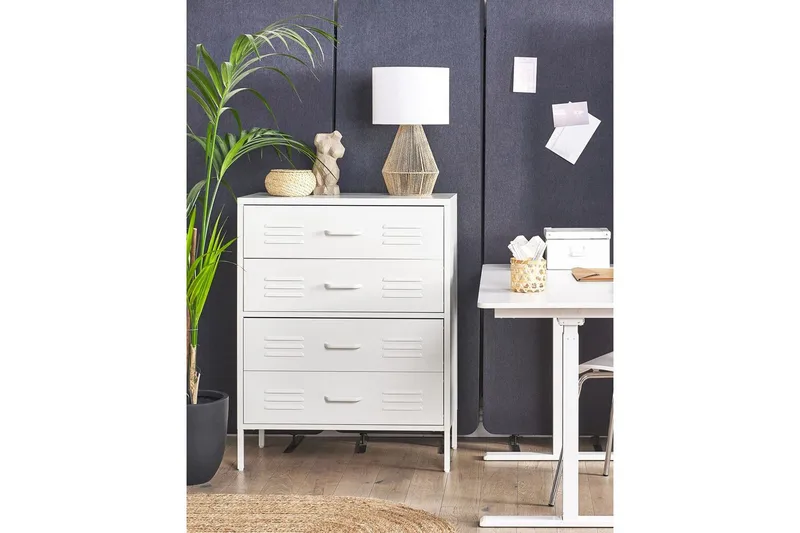 Kommode Enago Hvid - Hvid - Opbevaring - Opbevaringsmøbler - Kommode - Entrékommode