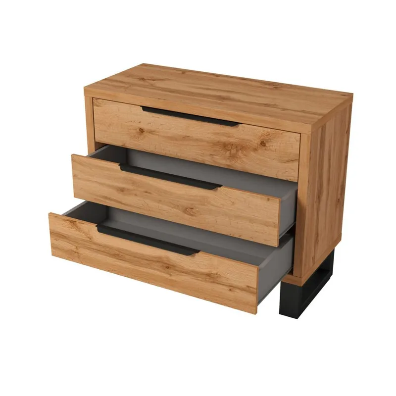 Kommode Halle S med 3 Skuffer - Opbevaring - Opbevaringsmøbler - Kommode - Entrékommode