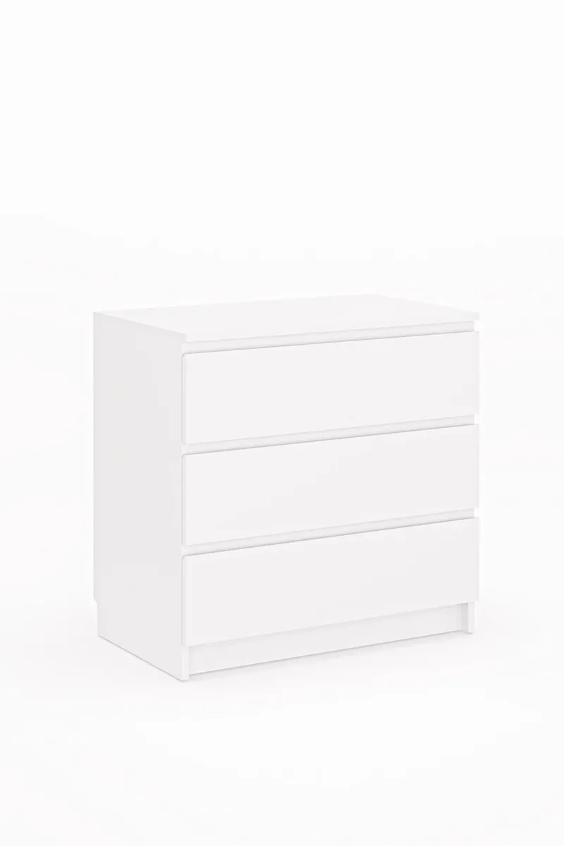 Kommode Hanah Home Derinkuyu 3 (80 x 77,5 x 48 cm) Hvid, undefined