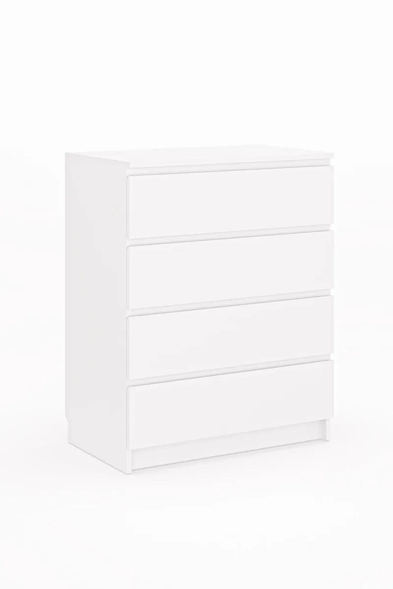 Kommode Hanah Home Derinkuyu 4 (80 x 100 x 48 cm) Hvid, undefined