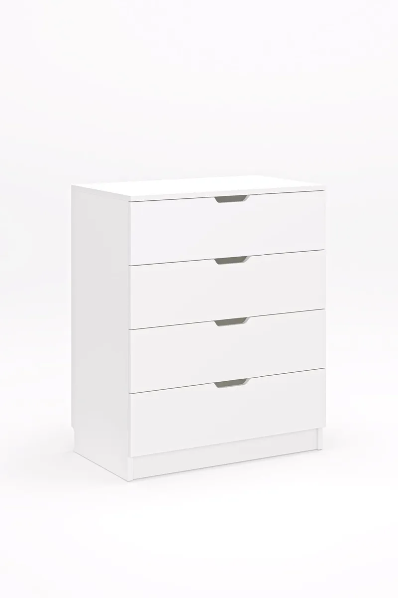 Kommode Hanah Home Lento (75 x 90,5 x 44,5 cm) Hvid, undefined