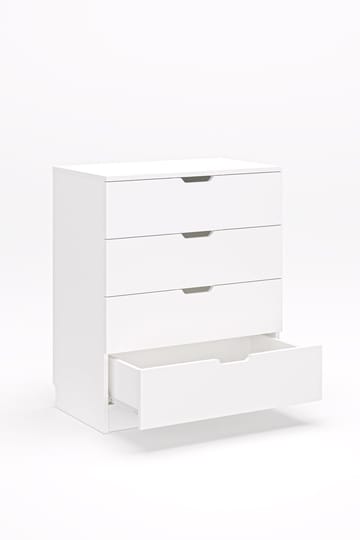 Kommode Hanah Home Lento (75 x 90,5 x 44,5 cm) Hvid - Opbevaring - Opbevaringsmøbler - Kommode - Entrékommode
