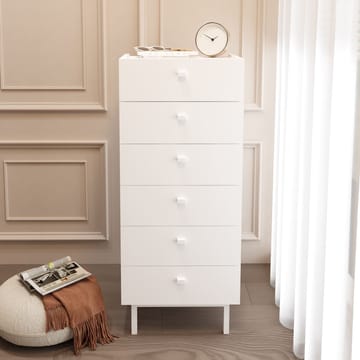 Kommode Hanah Home Luke (47,9 x 113,2 x 36,8 cm) Hvid - Hvid - Opbevaring - Opbevaringsmøbler - Kommode