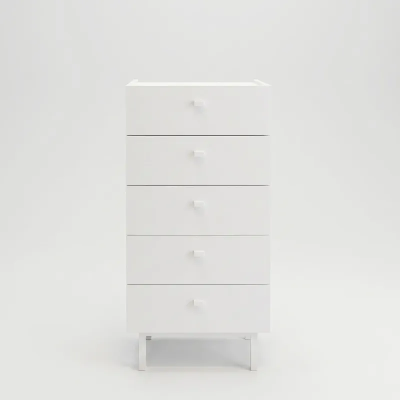 Kommode Hanah Home Luke (47,9 x 96,6 x 36,8 cm) Hvid, Hvid