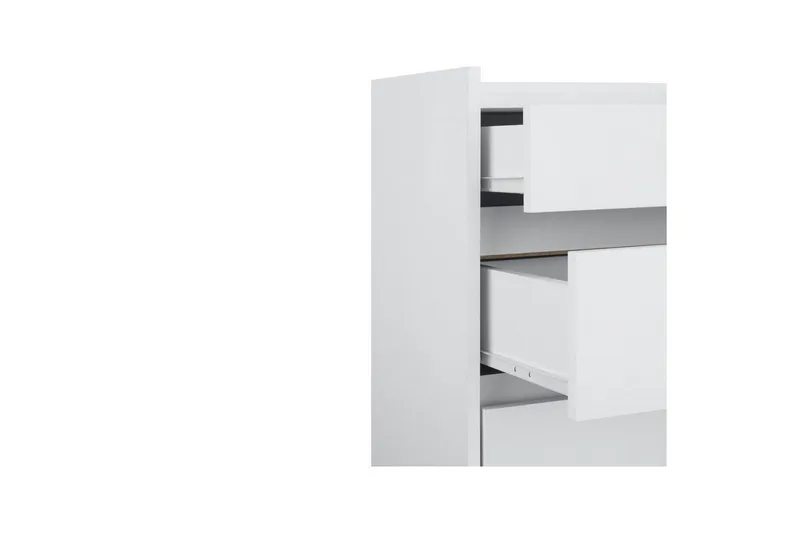 Kommode Kosmo Hvid, 4 skuffer - Hvid, 4 skuffer - Opbevaring - Opbevaringsmøbler - Kommode - Entrékommode