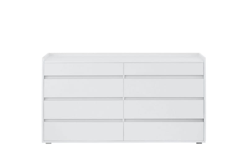Kommode Kosmo Hvid, 8 skuffer - Hvid, 8 skuffer - Opbevaring - Opbevaringsmøbler - Kommode