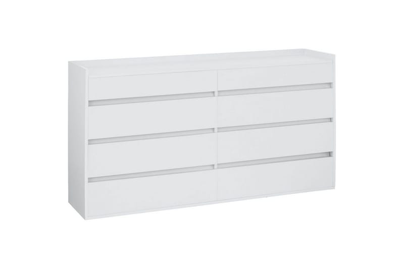Kommode Kosmo Hvid, 8 skuffer - Hvid, 8 skuffer - Opbevaring - Opbevaringsmøbler - Kommode