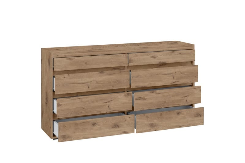 Kommode Kosmo Viking Oak, 8 skuffer - Viking Oak, 8 skuffer - Opbevaring - Opbevaringsmøbler - Kommode - Entrékommode