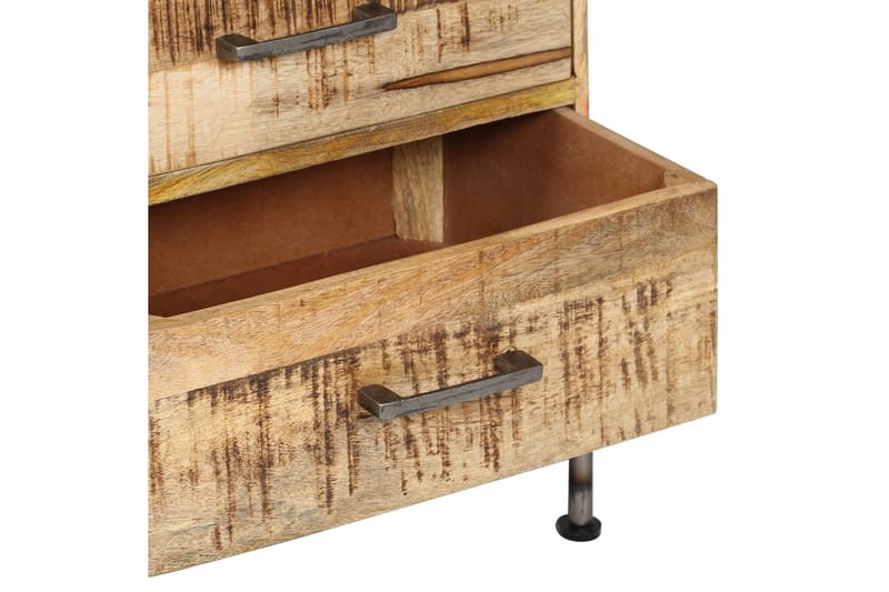 Kommode Massivt Mangotræ 45 X 35 X 106 Cm - Brun - Opbevaring - Opbevaringsmøbler - Kommode - Entrékommode