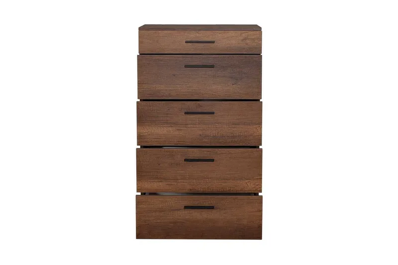 Kommode Matul Valnød - Rødbrunt træ - Opbevaring - Opbevaringsmøbler - Kommode - Entrékommode
