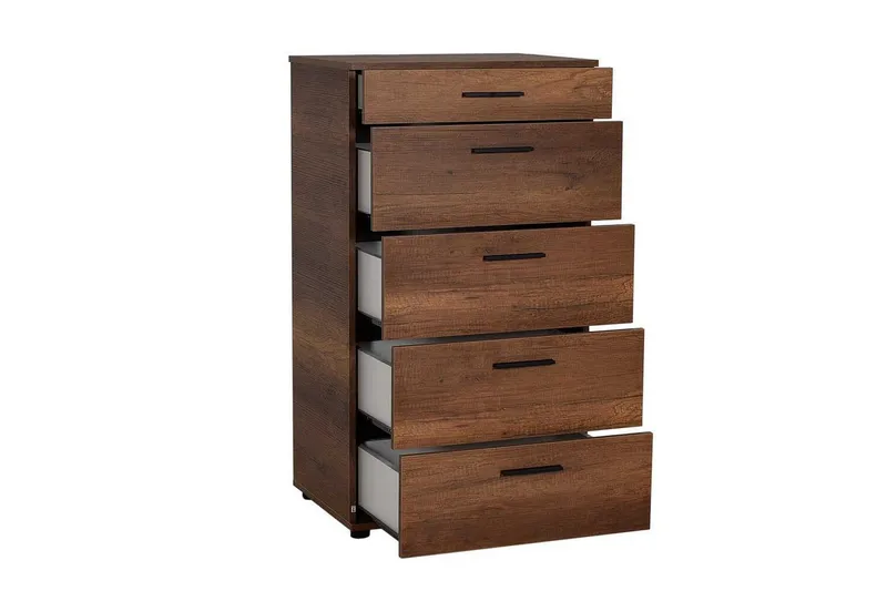 Kommode Matul Valnød - Rødbrunt træ - Opbevaring - Opbevaringsmøbler - Kommode - Entrékommode