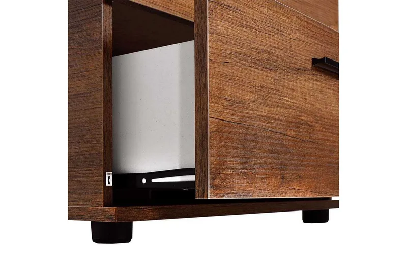 Kommode Matul Valnød - Rødbrunt træ - Opbevaring - Opbevaringsmøbler - Kommode - Entrékommode