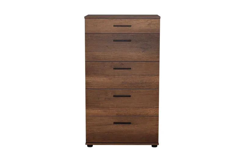 Kommode Matul Valnød, Rødbrunt træ