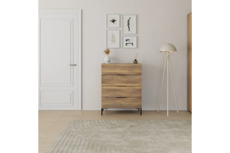 Kommode Matul Valnød - Valnød - Opbevaring - Opbevaringsmøbler - Kommode - Entrékommode