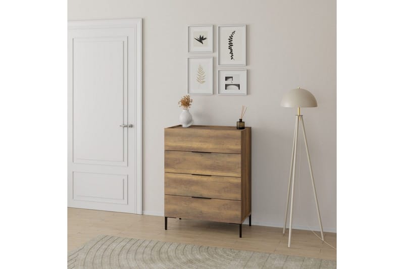 Kommode Matul Valnød - Valnød - Opbevaring - Opbevaringsmøbler - Kommode - Entrékommode