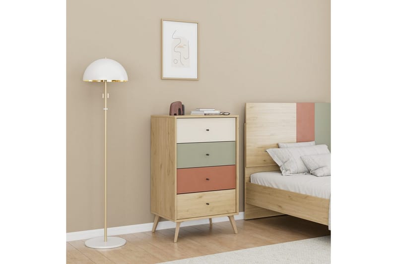 Kommode Stoneveil Multifarvet - Multifarvet - Opbevaring - Opbevaringsmøbler - Kommode - Entrékommode