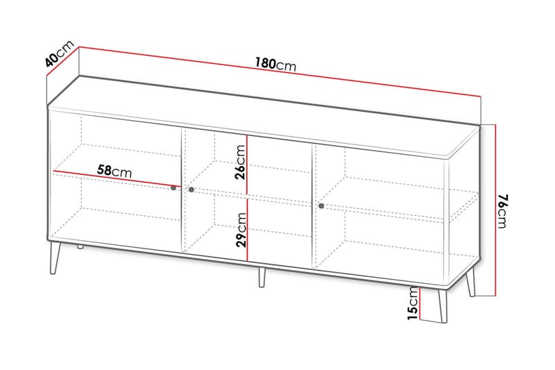 Kommode - Opbevaring - Opbevaringsmøbler - Kommode - Entrékommode