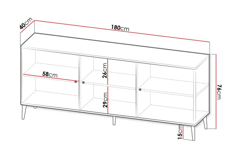 Kommode - Opbevaring - Opbevaringsmøbler - Kommode - Entrékommode