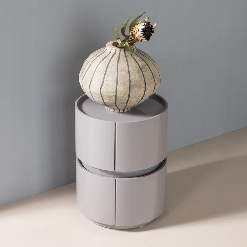 Kommode/Natbord Lunex 40 cm, Lysegrå